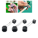Maxbell Billiard Chalk Storage Holder Easy to Use Portable Snooker Pool Chalk Holder Octagonal