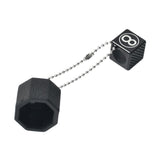 Maxbell Billiard Chalk Storage Holder Easy to Use Portable Snooker Pool Chalk Holder Octagonal