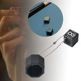 Maxbell Billiard Chalk Storage Holder Easy to Use Portable Snooker Pool Chalk Holder Octagonal