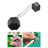 Maxbell Billiard Chalk Storage Holder Easy to Use Portable Snooker Pool Chalk Holder Hexagon
