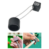 Maxbell Billiard Chalk Storage Holder Easy to Use Portable Snooker Pool Chalk Holder Round