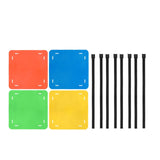 Maxbell 4x Soccer Goal Target Soccer Training Equipment for Sports Baseball Football