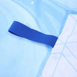 Maxbell Beach Towel Microfiber Blanket Oversized Pool Towel for Travel Yoga Bathroom Blue