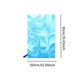 Maxbell Beach Towel Microfiber Blanket Oversized Pool Towel for Travel Yoga Bathroom Blue