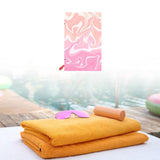Maxbell Beach Towel Microfiber Blanket Oversized Pool Towel for Travel Yoga Bathroom Pink