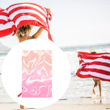 Maxbell Beach Towel Microfiber Blanket Oversized Pool Towel for Travel Yoga Bathroom Pink