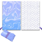 Maxbell Beach Towel Microfiber Blanket Oversized Pool Towel for Travel Yoga Bathroom Purple