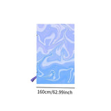 Maxbell Beach Towel Microfiber Blanket Oversized Pool Towel for Travel Yoga Bathroom Purple