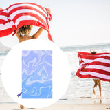 Maxbell Beach Towel Microfiber Blanket Oversized Pool Towel for Travel Yoga Bathroom Purple