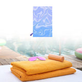 Maxbell Beach Towel Microfiber Blanket Oversized Pool Towel for Travel Yoga Bathroom Purple