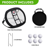 Maxbell Golf Chipping Net Foldable Golfing Target Accessories for Outdoor Indoor Men