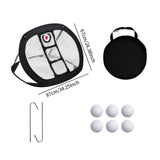 Maxbell Golf Chipping Net Foldable Golfing Target Accessories for Outdoor Indoor Men
