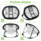 Maxbell Golf Chipping Net Foldable Golfing Target Accessories for Outdoor Indoor Men