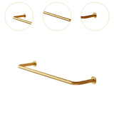 Maxbell Basketball Holder Wall Mount Save Space Ball Holder for Living Room Gym Home Gold