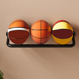 Maxbell Basketball Holder Wall Mount Save Space Ball Holder for Living Room Gym Home Black