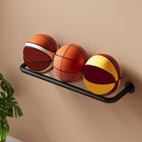 Maxbell Basketball Holder Wall Mount Save Space Ball Holder for Living Room Gym Home Black