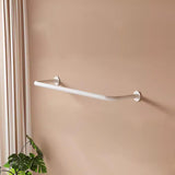 Maxbell Basketball Holder Wall Mount Save Space Ball Holder for Living Room Gym Home White