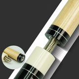 Maxbell Billiard Cue Wooden 57inch Portable Fashion Women Men Two Section Pool Stick style A