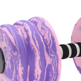 Maxbell 2Pcs Pool Exercise Dumbbells Water Sports Weights for Adults Beginners Women Purple