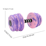 Maxbell 2Pcs Pool Exercise Dumbbells Water Sports Weights for Adults Beginners Women Purple