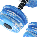 Maxbell 2Pcs Pool Exercise Dumbbells Water Sports Weights for Adults Beginners Women Blue