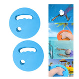 Maxbell 2Pcs Water Exercise Discs Pool Resistance for Swimming Beginners Adults Kids Blue