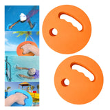 Maxbell 2Pcs Water Exercise Discs Pool Resistance for Swimming Beginners Adults Kids Orange