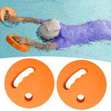Maxbell 2Pcs Water Exercise Discs Pool Resistance for Swimming Beginners Adults Kids Orange