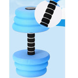 Maxbell 2x Aquatic Dumbbells Buoyant Dumbbell High Density EVA Water Sports Hand Bar