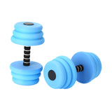 Maxbell 2x Aquatic Dumbbells Buoyant Dumbbell High Density EVA Water Sports Hand Bar
