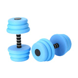 Maxbell 2x Aquatic Dumbbells Buoyant Dumbbell High Density EVA Water Sports Hand Bar