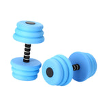 Maxbell 2x Aquatic Dumbbells Buoyant Dumbbell High Density EVA Water Sports Hand Bar