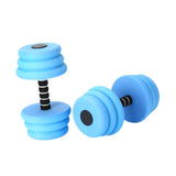 Maxbell 2x Aquatic Dumbbells Buoyant Dumbbell High Density EVA Water Sports Hand Bar