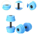 Maxbell 2x Aquatic Dumbbells Buoyant Dumbbell High Density EVA Water Sports Hand Bar