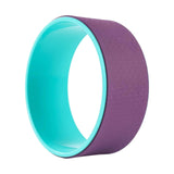 Maxbell Cork Yoga Wheel Professional Gym Back Training Tool Workout Circle Stretcher Outer Purple
