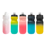 Maxbell Sports Water Bottle Reusable Leakproof Squeeze Bottle for Biking Outdoor Gym White Pink