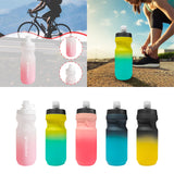 Maxbell Sports Water Bottle Reusable Leakproof Squeeze Bottle for Biking Outdoor Gym White Pink