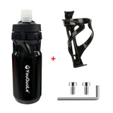 Maxbell Sports Water Bottle Reusable Leakproof Squeeze Bottle for Biking Outdoor Gym White Pink