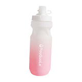 Maxbell Sports Water Bottle Reusable Leakproof Squeeze Bottle for Biking Outdoor Gym White Pink