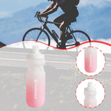 Maxbell Sports Water Bottle Reusable Leakproof Squeeze Bottle for Biking Outdoor Gym White Pink