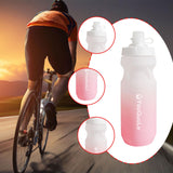 Maxbell Sports Water Bottle Reusable Leakproof Squeeze Bottle for Biking Outdoor Gym White Pink