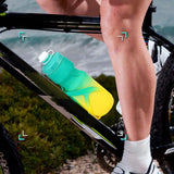 Maxbell Sports Water Bottle Reusable Leakproof Squeeze Bottle for Biking Outdoor Gym Yellow Green