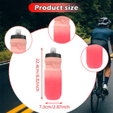 Maxbell Sports Water Bottle Reusable Leakproof Squeeze Bottle for Biking Outdoor Gym Pink
