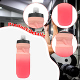 Maxbell Sports Water Bottle Reusable Leakproof Squeeze Bottle for Biking Outdoor Gym Pink