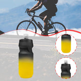 Maxbell Sports Water Bottle Reusable Leakproof Squeeze Bottle for Biking Outdoor Gym Yellow Black