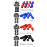 Maxbell Beach Volleyball Lines for Sand Borderline Field for Activities Beach Sports red blue