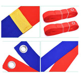 Maxbell Beach Volleyball Lines for Sand Borderline Field for Activities Beach Sports red blue