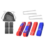 Maxbell Beach Volleyball Lines for Sand Borderline Field for Activities Beach Sports red blue