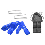 Maxbell Beach Volleyball Lines for Sand Borderline Field for Activities Beach Sports blue