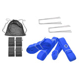Maxbell Beach Volleyball Lines for Sand Borderline Field for Activities Beach Sports blue